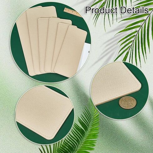 PH PandaHall 6pcs 3 Sizes Felt Base Shaper, Rectangle Bag Support Insert Base Black Handbag Base Insert Purse Bottom Insert Bag Stabilizer Bag Liner Board for Tote Leather Purse Crossbody Bag Backpack in Saudi Arabia