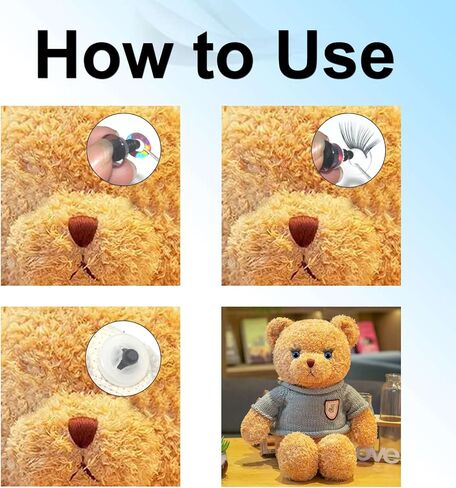 16 قطعة لعبة عيون مع رموش ثلاثية الابعاد امنة عيون دمية 12 ملم مع رموش لصناعة الكروشيه والدمى in Kuwait