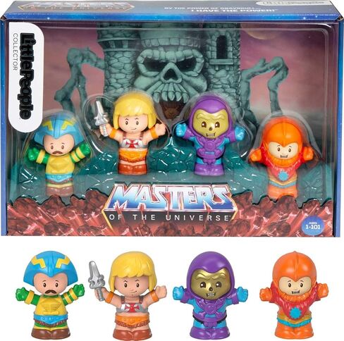 Little People Collector Masters of the Universe Figure Set, 4 character figures in a giftable package for fans ages 1-101 years in Kuwait