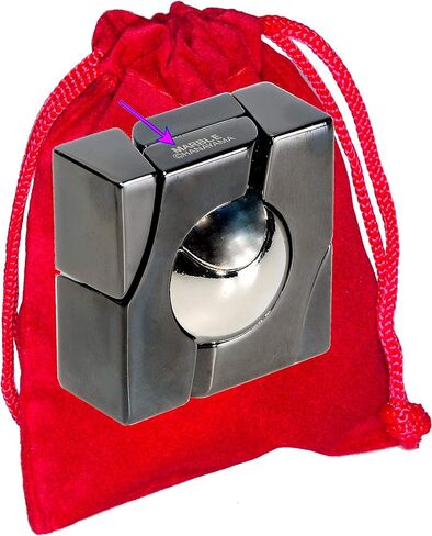 احجية دعابة الدماغ هاناياما من ماربل اند كلوك، مع اكياس مخملية حمراء برباط سحب - عناصر مجمعة in Kuwait