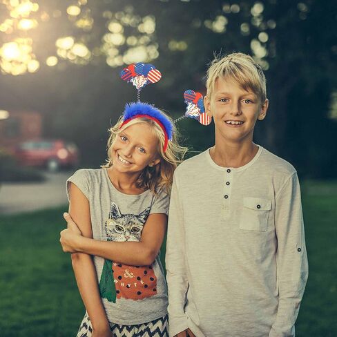 4 قطع من اكسسوارات رباط اليد من اليكسيو، اكسسوارات الولايات المتحدة الامريكية، قبعة ونجمة وعصابة راس رياضية، لوازم الحفلات الرياضية in Kuwait