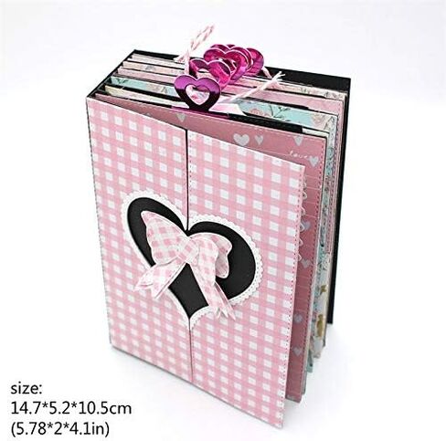 KSCRAFT ألبوم صغير التذكاري كتاب يموت استنسلات قطع معدنية لدفاتر الصور DIY تسجيل القصاصات / ألبوم الصور الزخرفية النقش DIY بطاقات ورقية in Saudi Arabia