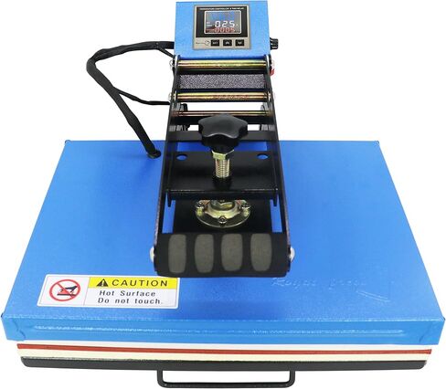 RoyalPress 12 بوصة × 15 بوصة ذاكرة صناعية ذكية ذات جودة رقمية آلة نقل الحرارة بالتسامي تي شيرت آلة الضغط الحراري، 12 بوصة × 15 بوصة، أزرق in Kuwait