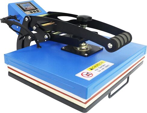 RoyalPress 12 بوصة × 15 بوصة ذاكرة صناعية ذكية ذات جودة رقمية آلة نقل الحرارة بالتسامي تي شيرت آلة الضغط الحراري، 12 بوصة × 15 بوصة، أزرق in Kuwait