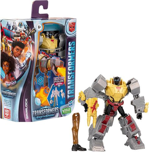 Transformers Toys EarthSpark Deluxe Class Grimlock Action Figure, 5-Inch, Robot Toys for Kids Ages 6 and Up in Saudi Arabia