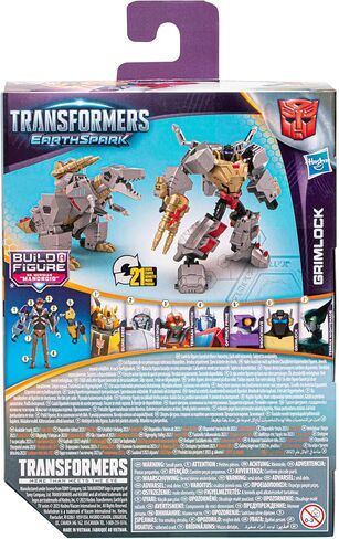 Transformers Toys EarthSpark Deluxe Class Grimlock Action Figure, 5-Inch, Robot Toys for Kids Ages 6 and Up in Saudi Arabia