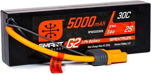 Spektrum 11.1V 5000mAh 3S 30C Smart LiPo G2 Hard Case: IC3, SPMX53S30H3 in Kuwait