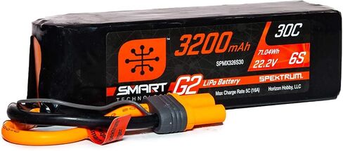 Spektrum 11.1V 5000mAh 3S 30C Smart LiPo G2 Hard Case: IC3, SPMX53S30H3 in Kuwait