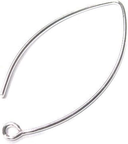 Adabele 20pcs Hypoallergenic Long V Shape Marquise Earring Hooks 45mm Antique Bronze Plated Brass Earwire Connector (wire 0.7mm/0.028 Inch/21 Gauge) CF247-4 in Saudi Arabia