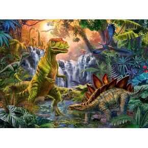 أحجية الصور المقطوعة من Ravensburger Jungle Animals 100 قطعة XXL للأطفال - 12970 - كل قطعة فريدة من نوعها، القطع تتلاءم معًا بشكل مثالي in Kuwait
