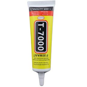 FIXWANT T-7000 Upgrde Glue for Phone Glass Fabric Craft Loudspeaker, T7000 High Viscosity Glues for Cell Phone Screen Repair (2x15ML/ 0.5fl.oz)