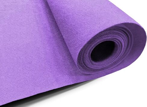 Eovea - Acrylic Felt Fabric by The Yard - 72" Inch Wide -1.6mm Solid Thick | Non-Stiff Soft Craft Supplies | Sewing, Cushion and Padding, Decorations,DIY Arts & Crafts(Heather Grey, Half Yard) in Kuwait