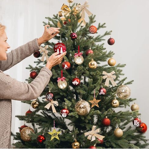 24 قطعة من لوحات الاستنسل، قوالب رسم عيد الميلاد قابلة لإعادة الاستخدام، استنسل DIY للرسم على شرائح الخشب لتزيين عيد الميلاد. in Kuwait