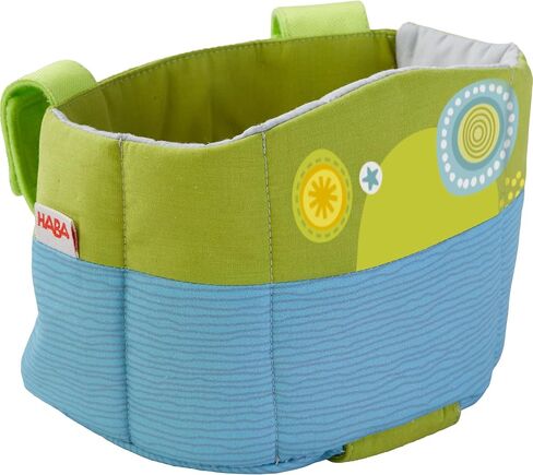 مقعد دراجة HABA Soft Doll باللونين الأزرق والأخضر - يتم ربطه بالمقود مع ملحق بخطاف وحلقة (دراجات سكوتر ودراجات ثلاثية العجلات) in Saudi Arabia