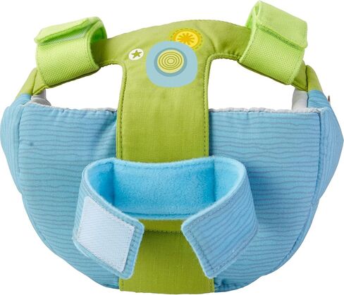 مقعد دراجة HABA Soft Doll باللونين الأزرق والأخضر - يتم ربطه بالمقود مع ملحق بخطاف وحلقة (دراجات سكوتر ودراجات ثلاثية العجلات) in Saudi Arabia