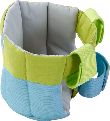 مقعد دراجة HABA Soft Doll باللونين الأزرق والأخضر - يتم ربطه بالمقود مع ملحق بخطاف وحلقة (دراجات سكوتر ودراجات ثلاثية العجلات) in Saudi Arabia