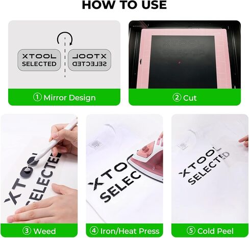 Glow in The Dark HTV Heat Transfer Vinyl, 20 Pack 12"x 10" Glow in The Dark HTV Vinyl Sheets, 10 Assorted Color Iron On Vinyl for T Shirts, Glow in The Dark Vinyl Starter Kit in Kuwait