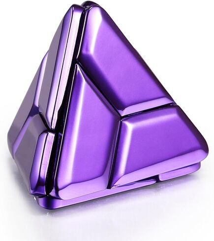 3D Triangle Metal Puzzle (Ball Black & Silver) in Saudi Arabia