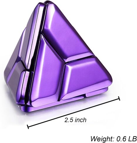 3D Triangle Metal Puzzle (Ball Black & Silver) in Saudi Arabia