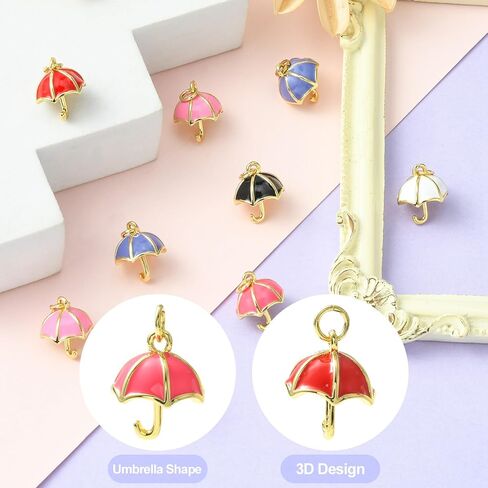 DanLingJewelry 20 قطعة ألوان عشوائية فنجان قهوة صغير دلايات المينا مع قلب الحب فنجان شاي صغير القدح المعلقات DIY بها بنفسك صنع المجوهرات in Kuwait