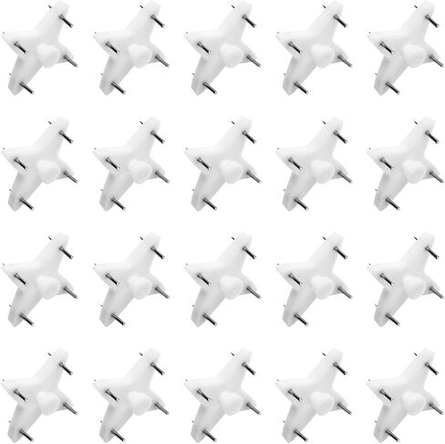 MroMax 80Pcs Hardwall Hangers for Hardware Concrete Wall Hooks Invisible Nail Hangers Non-Trace Wall Picture Hanger No Damage Stucco Hooks for Hanging Picture Photo Frame Clock 0.98" x 0.59" (L*W) in Kuwait