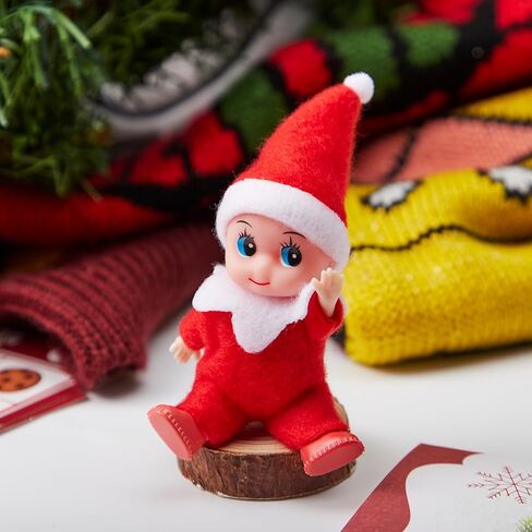 JOYIN عيد الميلاد الأحمر الصغير قزم دمية لينة ألعاب من نسيج مخملي دمية لزينة عيد الميلاد، هدية عيد الميلاد، ملابس عيد الميلاد لدمية قزم in Kuwait