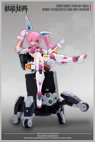 YSBRING Nuke Matrix 1/12 مقياس لطيف الأرنب ATK فتاة أرنب 6 بوصة Mecha Girl نموذج أطقم in Saudi Arabia