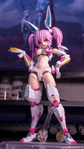 YSBRING Nuke Matrix 1/12 مقياس لطيف الأرنب ATK فتاة أرنب 6 بوصة Mecha Girl نموذج أطقم in Saudi Arabia