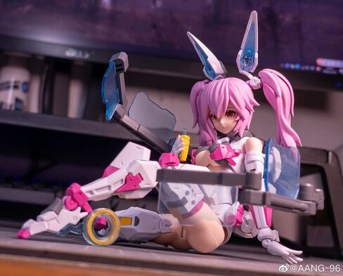 YSBRING Nuke Matrix 1/12 مقياس لطيف الأرنب ATK فتاة أرنب 6 بوصة Mecha Girl نموذج أطقم in Saudi Arabia