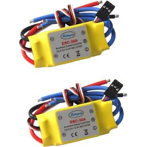 وحدة تحكم في السرعة بدون فرشاة من Hobbypower 30a ESC لطائرة هليكوبتر متعددة المروحيات X525 (عبوة من قطعتين)