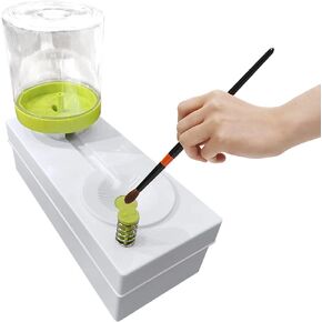 فرشاة تنظيف فرش الطلاء جرين ستاف وورلد من براش رينسر، اعادة تدوير مياه الصرف الصحي، فرشاة تنظيف زيت اعادة تدوير المياه، فرشاة طلاء للاكريليك والالوان المائية والدهانات المائية in Kuwait