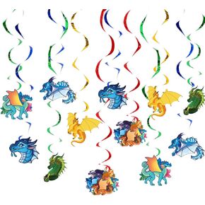 لوازم حفلات اجنحة النار من ادريتش، 12 × دوامات معلقة لتزيين السيارة الساخنة واعياد الميلاد، للاطفال الاولاد والبنات لتزيين حفلات اعياد الميلاد بطابع سعيد. in Kuwait