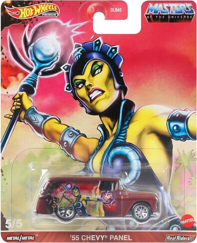 Hot Wheels Pop Culture 55 Chevy Panel of 1:64 Scale Vehicle for Kids Aged 3 Years Old & Up & Collectors of Classic Toy Cars, Featuring New Castings & Themes in Saudi Arabia