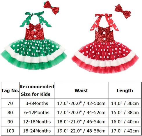 IMEKIS Toddler Girls Christmas Santa Costume Sequin Princess Dress Romper with Hat Halloween Cosplay Outfit Photo Shoot in Kuwait