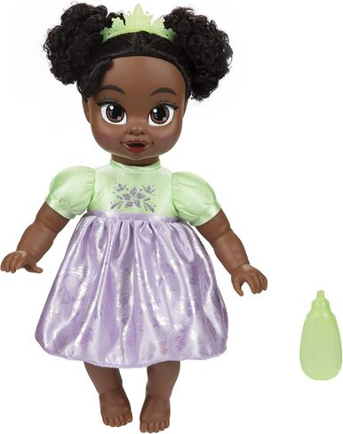 Disney Princess Tiana Baby Doll with Baby Bottle & Tiara in Saudi Arabia