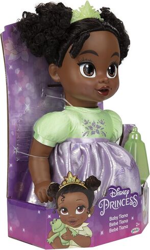Disney Princess Tiana Baby Doll with Baby Bottle & Tiara in Saudi Arabia