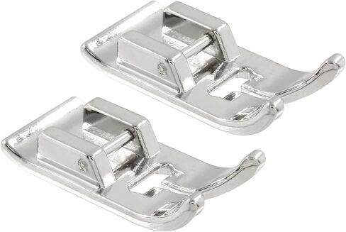 Jiozermi 2 Pcs Universal Zig Zag Straight Stitch Presser Foot, Straight Stitch Sewing Machine Presser Foot Fit Singer, Brother, Janome, Toyota, Etc Domestic Sewing Machines in Saudi Arabia