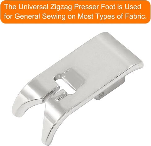 Jiozermi 2 Pcs Universal Zig Zag Straight Stitch Presser Foot, Straight Stitch Sewing Machine Presser Foot Fit Singer, Brother, Janome, Toyota, Etc Domestic Sewing Machines in Saudi Arabia
