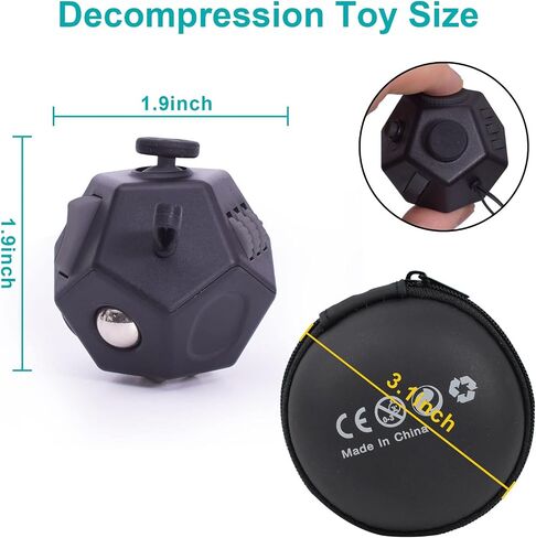 ألعاب UOOEFUN Mini Fidget Toys، لعبة تململ حسية للقلق واضطراب فرط الحركة ونقص الانتباه والتوحد وتخفيف التوتر مع الأطفال والكبار (سماء مرصعة بالنجوم أرجوانية) in Kuwait