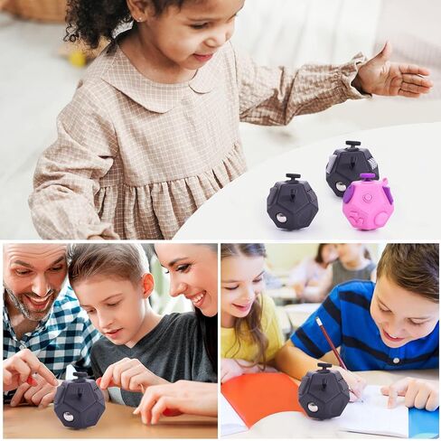 ألعاب UOOEFUN Mini Fidget Toys، لعبة تململ حسية للقلق واضطراب فرط الحركة ونقص الانتباه والتوحد وتخفيف التوتر مع الأطفال والكبار (سماء مرصعة بالنجوم أرجوانية) in Kuwait