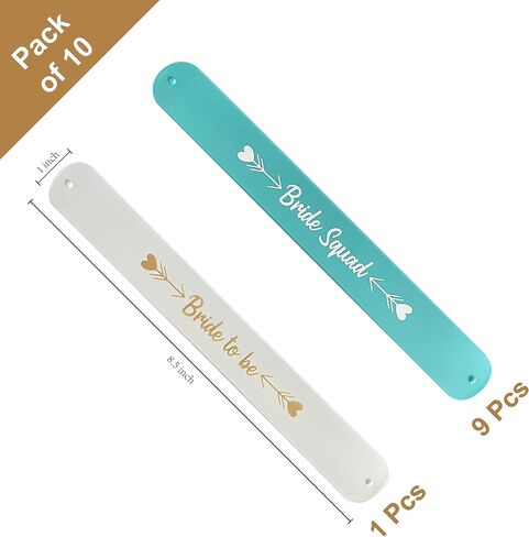 PartyGifts&beyond العازبة حفلة سيليكون حاكم المفاجئة أساور العروس فرقة الملونة سوار معصم من السيليكون مع مقياس لهدايا وصيفة العروس in Kuwait