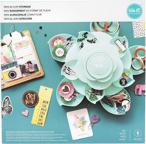 We R Memory Keepers 0633356605652 Bloom Storage Storage & Decor-Mini-Mint in Saudi Arabia
