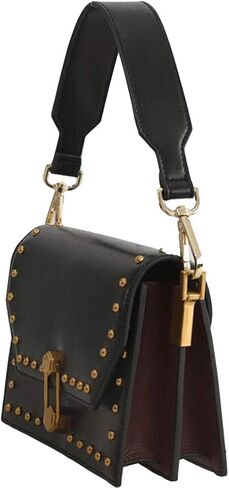 Short Unadjustable Replacement Strap Handbags Strap Shoulder Strap PU Leather Strap for Handbags Purse Bag Strap (Black) in Saudi Arabia