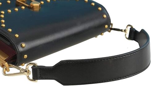 Short Unadjustable Replacement Strap Handbags Strap Shoulder Strap PU Leather Strap for Handbags Purse Bag Strap (Black) in Saudi Arabia