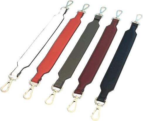 Short Unadjustable Replacement Strap Handbags Strap Shoulder Strap PU Leather Strap for Handbags Purse Bag Strap (Black) in Saudi Arabia
