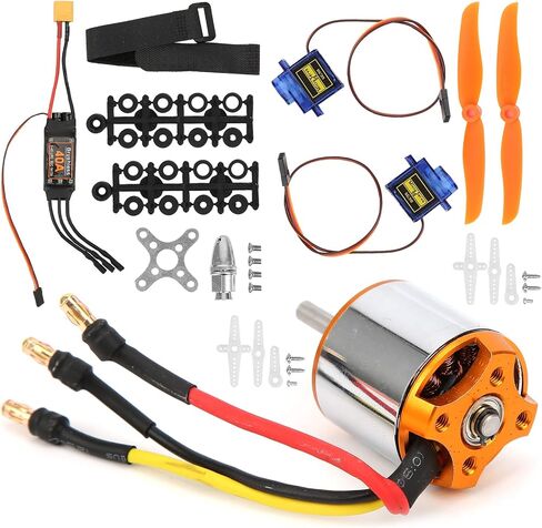 RC Helicopter Motor Kit, 2217 KV1250 Motor 8060 Propeller Steering Engine 40A XT60 ESC for RC Helicopter in Saudi Arabia