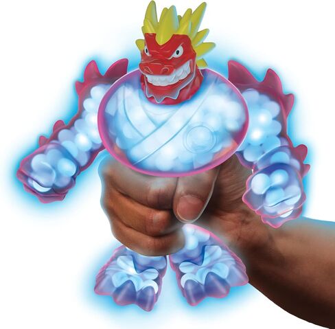 Heroes of Goo Jit Zu Glow Shifters Hero Pack - حزمة Super Oozy Scorpius Hero Pack. لعبة مملوءة بالمادة اللزجة مع تحول فريد من نوعه لالمادة اللزجة المتوهجة. سحق القلب وشاهد توهج المادة اللزجة في الظلام! in Kuwait