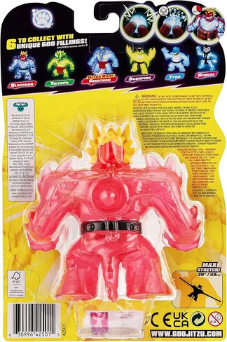 Heroes of Goo Jit Zu Glow Shifters Hero Pack - حزمة Super Oozy Scorpius Hero Pack. لعبة مملوءة بالمادة اللزجة مع تحول فريد من نوعه لالمادة اللزجة المتوهجة. سحق القلب وشاهد توهج المادة اللزجة في الظلام! in Kuwait