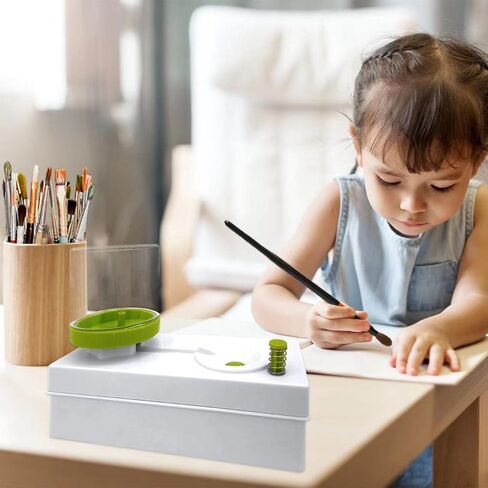 فرشاة تنظيف فرش الطلاء جرين ستاف وورلد من براش رينسر، اعادة تدوير مياه الصرف الصحي، فرشاة تنظيف زيت اعادة تدوير المياه، فرشاة طلاء للاكريليك والالوان المائية والدهانات المائية in Kuwait