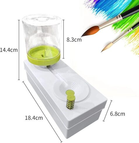 فرشاة تنظيف فرش الطلاء جرين ستاف وورلد من براش رينسر، اعادة تدوير مياه الصرف الصحي، فرشاة تنظيف زيت اعادة تدوير المياه، فرشاة طلاء للاكريليك والالوان المائية والدهانات المائية in Kuwait